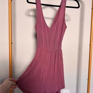 Sleeveless Pink Romper